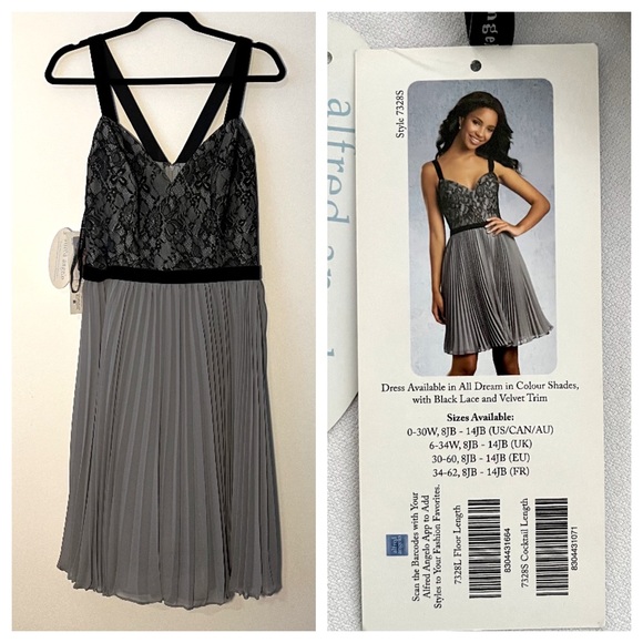 NWT Alfred Angelo Fit and Flair Cocktail Dress - Picture 1 of 14